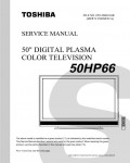 Сервисная инструкция Toshiba 50HP66