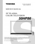 Сервисная инструкция Toshiba 50HP86