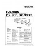 Сервисная инструкция TOSHIBA DX-900, 900C