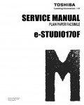 Сервисная инструкция Toshiba E-studio 170F, DP-1700F Service Manual