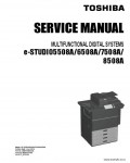 Сервисная инструкция TOSHIBA E-STUDIO-5508A, 6508A, 7508A, 8508A