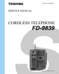 Сервисная инструкция Toshiba FD-9839