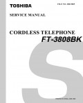 Сервисная инструкция Toshiba FT-3808BK