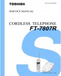 Сервисная инструкция Toshiba FT-7807R
