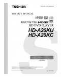 Сервисная инструкция Toshiba HD-A20