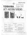 Сервисная инструкция Toshiba KT-4036, V630
