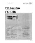 Сервисная инструкция Toshiba PC-D15