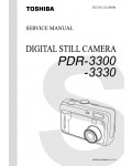 Сервисная инструкция Toshiba PDR-3300, PDR-3330