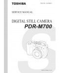 Сервисная инструкция Toshiba PDR-M700