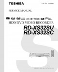 Сервисная инструкция Toshiba RD-XS32SC, SU