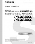 Сервисная инструкция Toshiba RD-XS35