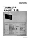 Сервисная инструкция TOSHIBA RP-F11, F11L