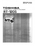 Сервисная инструкция Toshiba RT-120S