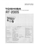 Сервисная инструкция Toshiba RT-200S