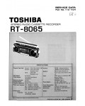 Сервисная инструкция Toshiba RT-8065
