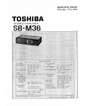 Сервисная инструкция Toshiba SB-M36