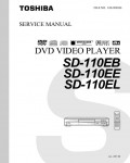 Сервисная инструкция Toshiba SD-110EB, EE, EL