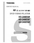 Сервисная инструкция Toshiba SD-240ESB, ESE, ESR