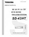 Сервисная инструкция Toshiba SD-43HT