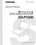 Сервисная инструкция Toshiba SD-P1200