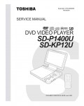 Сервисная инструкция Toshiba SD-P1400, SD-KP12