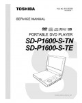 Сервисная инструкция Toshiba SD-P1600STN, STE