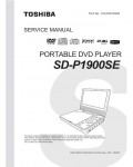 Сервисная инструкция Toshiba SD-P1900SE