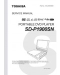 Сервисная инструкция Toshiba SD-P1900SN