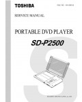 Сервисная инструкция Toshiba SD-P2500