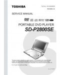 Сервисная инструкция Toshiba SD-P2800SE
