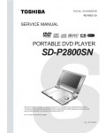 Сервисная инструкция Toshiba SD-P2800SN