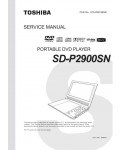Сервисная инструкция Toshiba SD-P2900SN