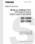 Сервисная инструкция Toshiba SD-V290, SD-V390