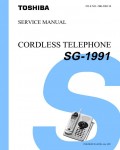 Сервисная инструкция Toshiba SG-1991