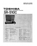 Сервисная инструкция Toshiba SR-510C