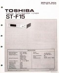 Сервисная инструкция TOSHIBA ST-F15