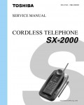 Сервисная инструкция Toshiba SX-2000