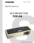 Сервисная инструкция Toshiba TDP-P6