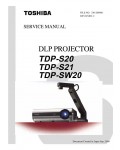 Сервисная инструкция Toshiba TDP-S20, TDP-S21, TDP-SW20