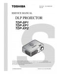 Сервисная инструкция Toshiba TDP-SP1, TDP-XP1, TDP-XP2