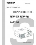 Сервисная инструкция Toshiba TDP-T8, TDP-T9, TDP-S8