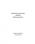 Сервисная инструкция Toshiba Tecra M1