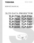 Сервисная инструкция Toshiba TLP-T500, TLP-T600, TLP-T700, TLP-T701