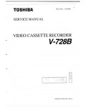 Сервисная инструкция Toshiba V-728B