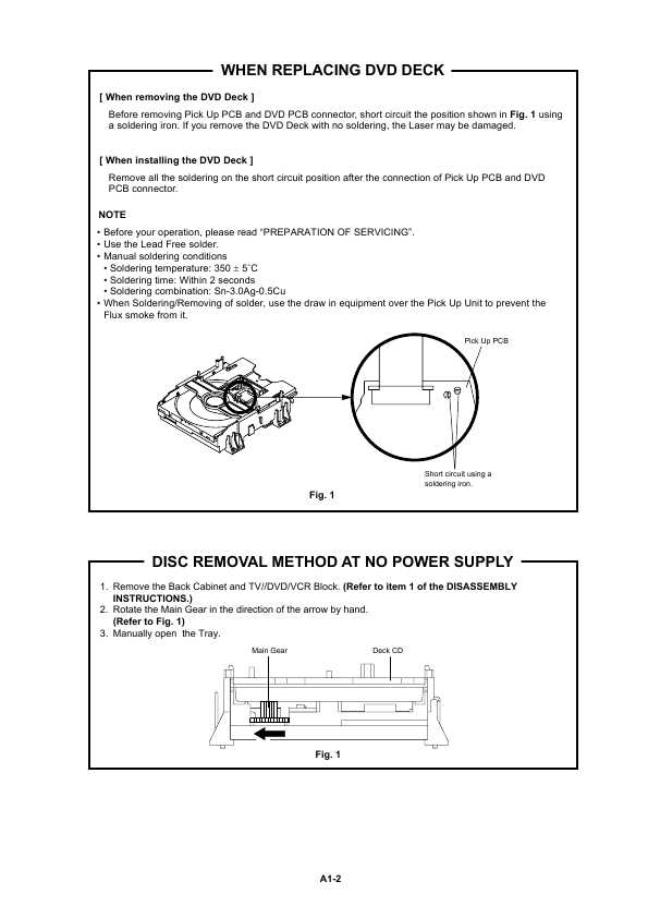 Сервисная инструкция Toshiba VTD1552