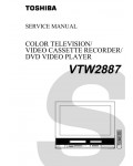 Сервисная инструкция Toshiba VTW2887