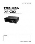 Сервисная инструкция Toshiba XR-Z90