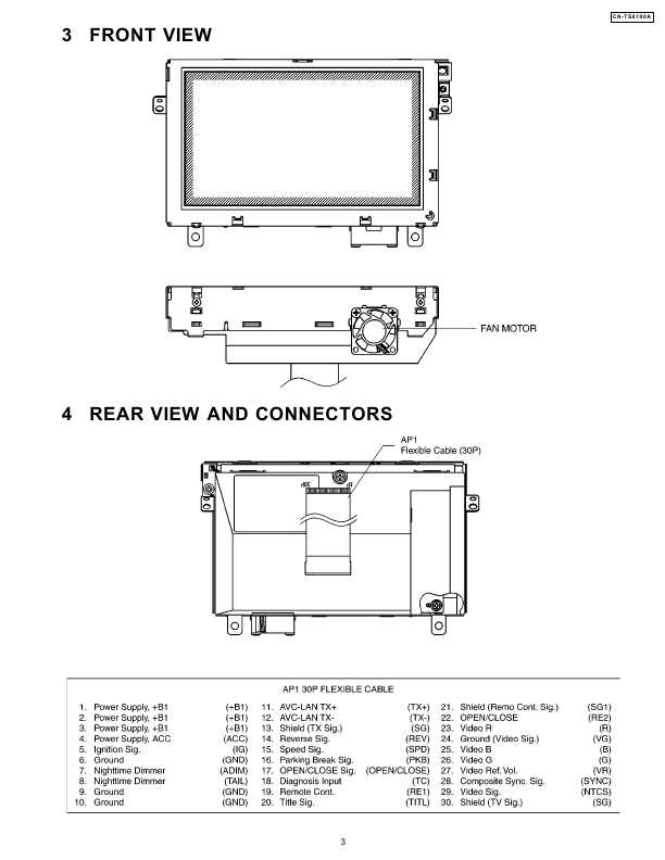 Сервисная инструкция Panasonic CN-TS6190