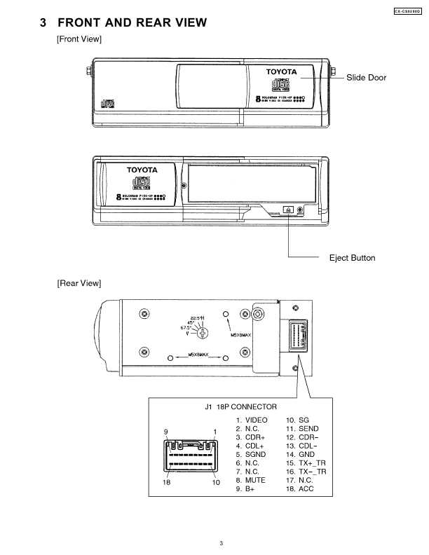 Сервисная инструкция TOYOTA Panasonic CX-CS9280D