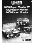 Сервисная инструкция Uher 4000, 4200, 4400 REPORT MONITOR